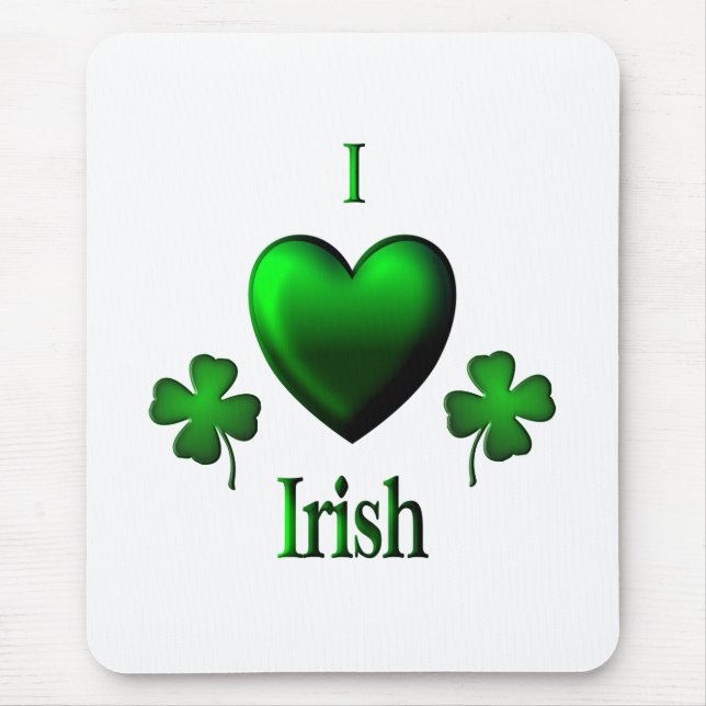 Tapis De Souris I Heart Irish (Devant)