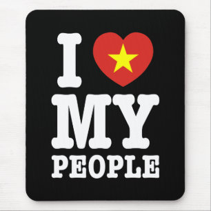 Tapis De Souris I Heart (Love) My Viet People