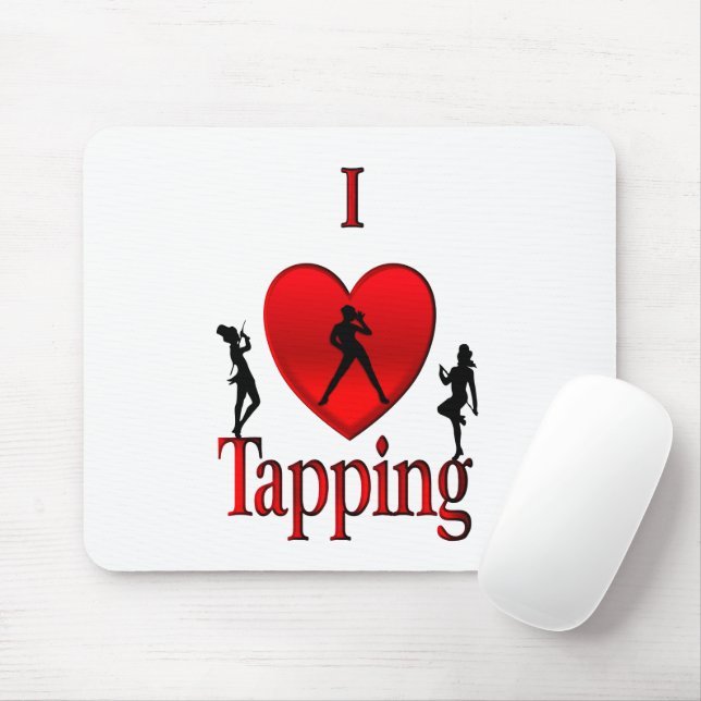 Tapis De Souris I Heart Tap Dance (Avec souris)