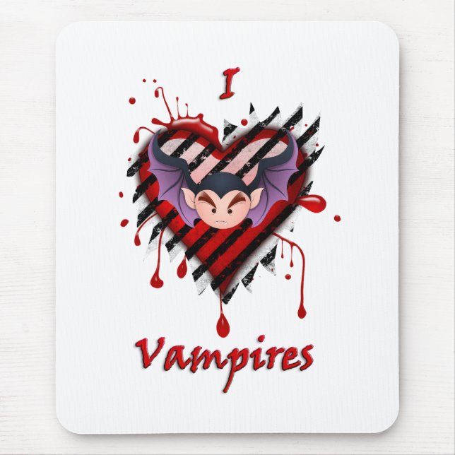 Tapis De Souris I Heart Vampires (Devant)