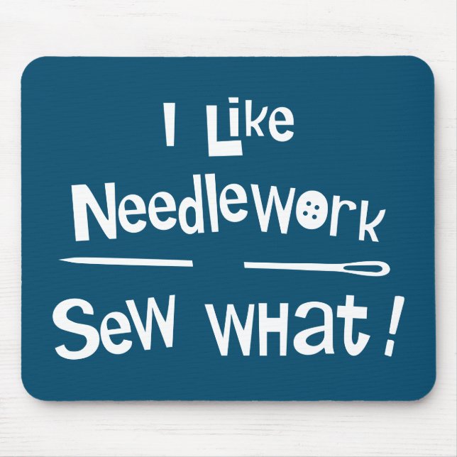 Tapis De Souris I Like Needlework (Devant)