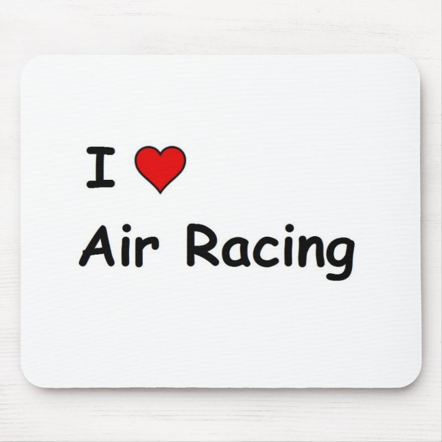 Tapis De Souris I Love Air Racing (Devant)