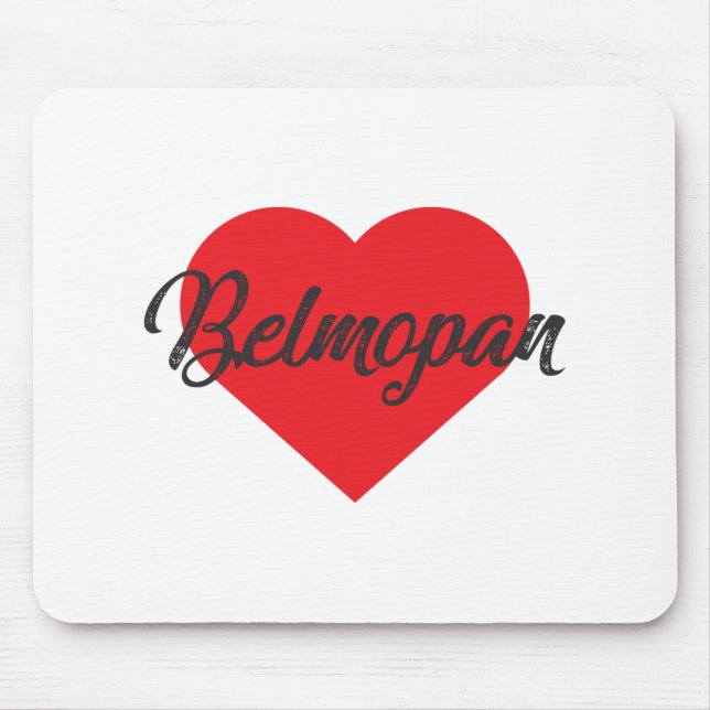 Tapis De Souris I Love Belmopan - Belize (Devant)