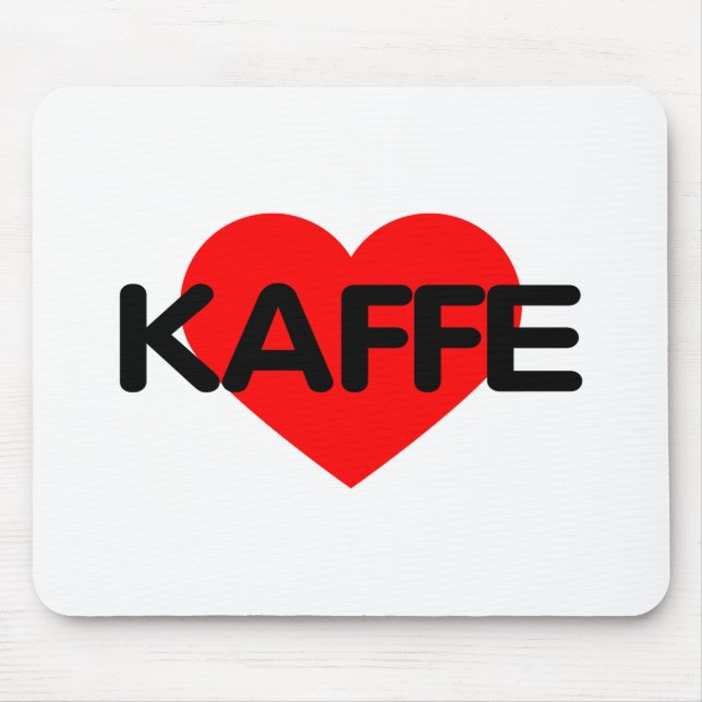 Tapis De Souris I Love Coffee - Kaffe (Devant)