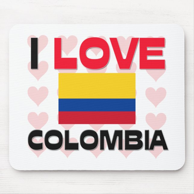 Tapis De Souris I Love Colombia (Devant)