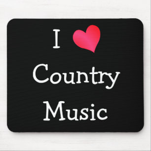 Tapis De Souris I Love Country Music