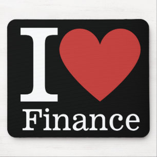 Tapis De Souris I ❤️ Love Finance - Département des Finances -