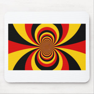 Tapis De Souris I Love Germany National Flag Colors Art Print