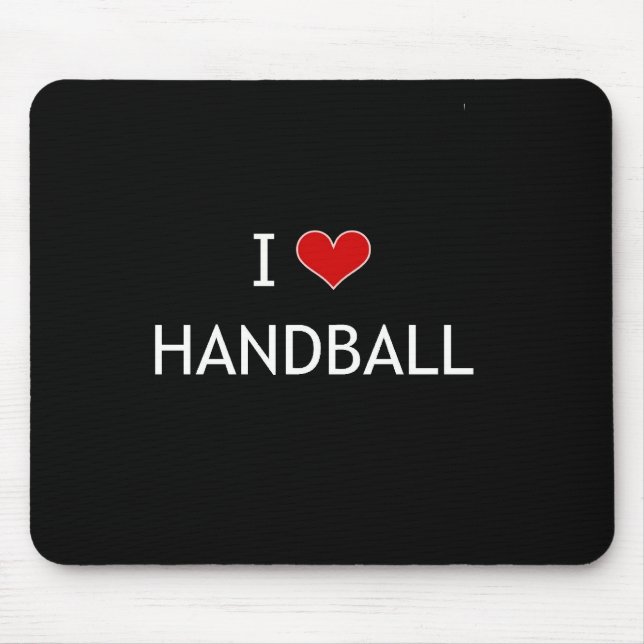 Tapis De Souris I Love Handball (Devant)