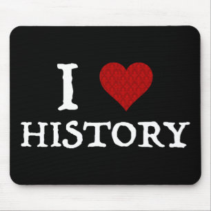 Tapis De Souris I Love (Heart) History