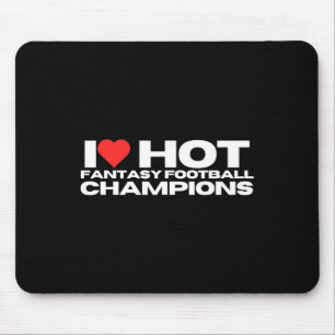 Tapis De Souris I Love Hot Imaginaire Champions de Football Maman