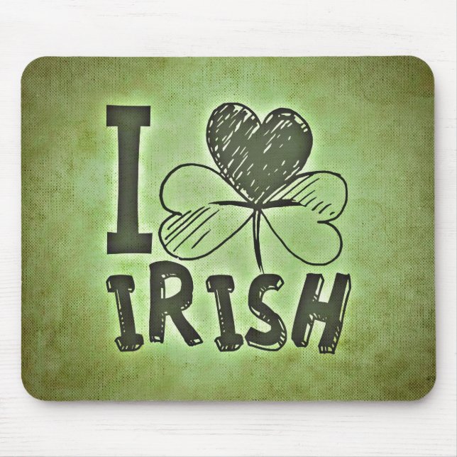 Tapis De Souris I Love Irish (Devant)