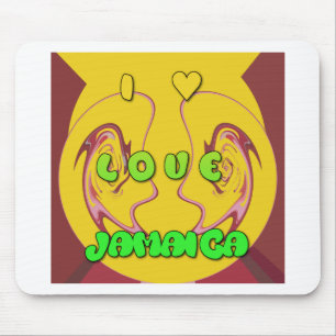 Tapis De Souris I love Jamaica