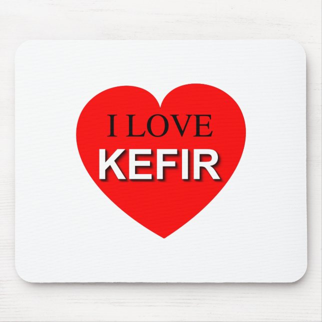 Tapis De Souris I Love Kefir (Devant)