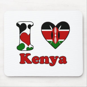 Tapis De Souris I love Kenya