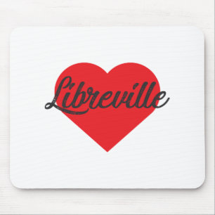 Tapis De Souris I Love Libreville - Gabon