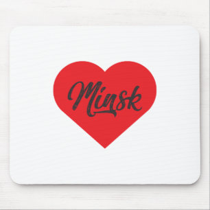 Tapis De Souris I Love Minsk - Biélorussie