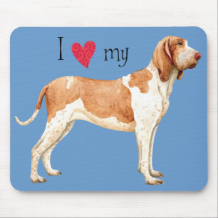 Tapis De Souris I Love my Bracco Italiano