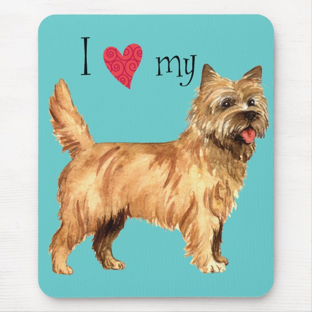 Tapis De Souris I Love my Cairn Terrier (Devant)