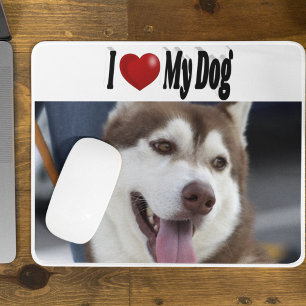 Tapis De Souris I Love My Dog photo