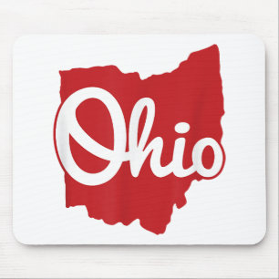 Tapis De Souris I love My Ohio Home Script Ohio
