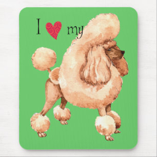 Tapis De Souris I Love my Toy Poodle