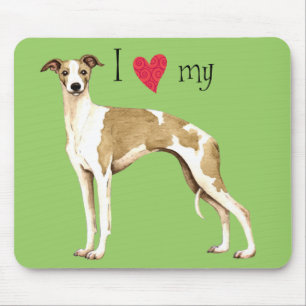 Tapis De Souris I love my whippet