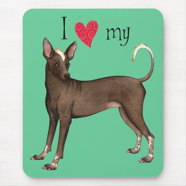 Tapis De Souris I love my Xolo (Devant)