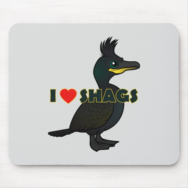 Tapis De Souris I Love Shags (Devant)