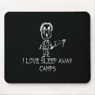 Tapis De Souris I Love Sleep Away Camps Halloween Costume Word Des