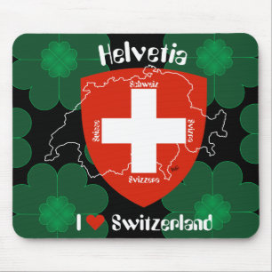 Tapis De Souris I love Switzerland