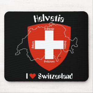 Tapis De Souris I love Switzerland