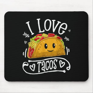 Tapis De Souris I Love Tacos T Shirt Cinco De Mayo Femmes Hommes E