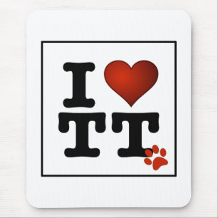 Tapis De Souris I Love TT Mousepad