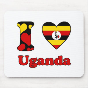 Tapis De Souris I love Uganda