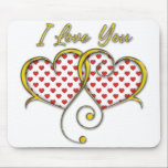 Tapis De Souris I love You Design<br><div class="desc">I love You design created by ®Edward Eksi</div>