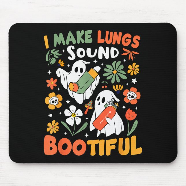 Tapis De Souris I Make Lungs Sound Bootiful Resratory Therast Hall (Devant)
