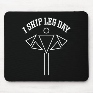 Tapis De Souris I Skip Leg Day Funny Gym Comedy Workout