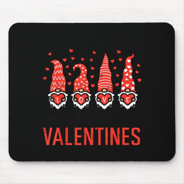 Tapis De Souris I Teach Cutest Little Valentines Gnomes Love Teach (Devant)