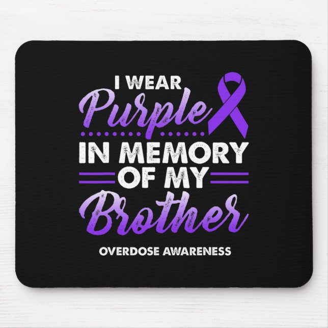 Tapis De Souris I Wear Purple (Devant)