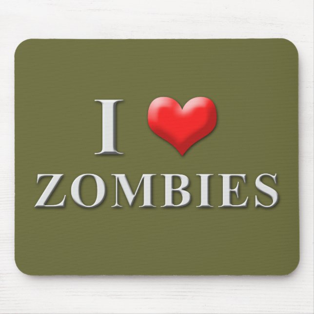 Tapis De Souris I zombis Mousepad 002 de coeur (Devant)