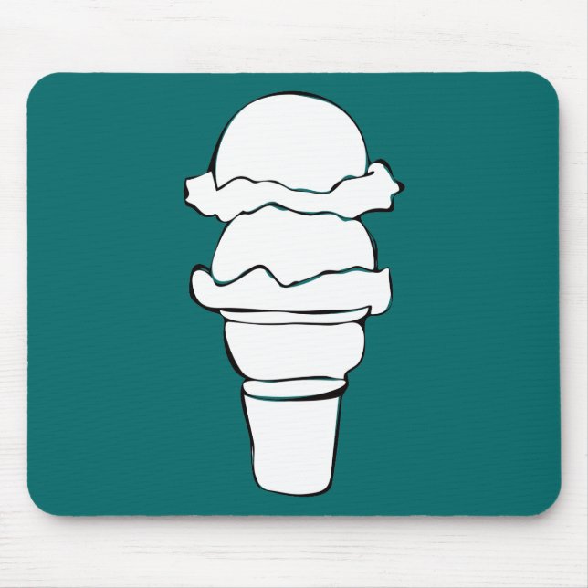 Tapis De Souris ice cream curls (Devant)