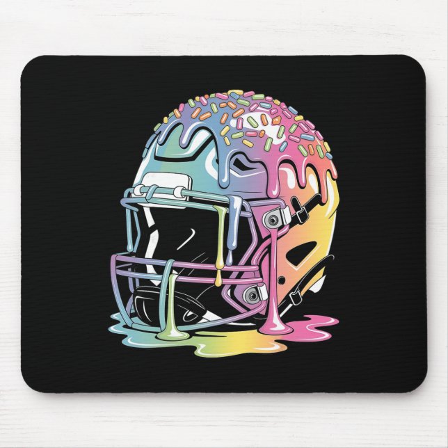 Tapis De Souris Ice Hockey Drip Boys Youth Goalie Hockey Ice Cream (Devant)