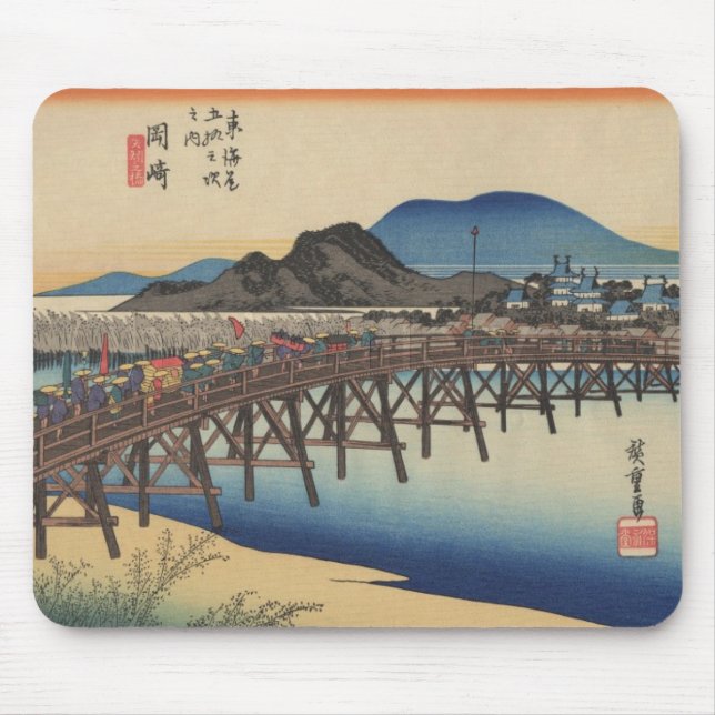 Tapis De Souris Ichiryusai Hiroshige (Devant)