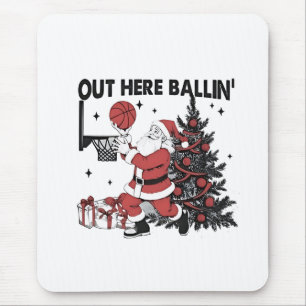 Tapis De Souris Ici Balling Basket Sport Noël Noël