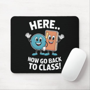 Tapis De Souris Ici Maintenant Retournez En Classe Infirmière Scol