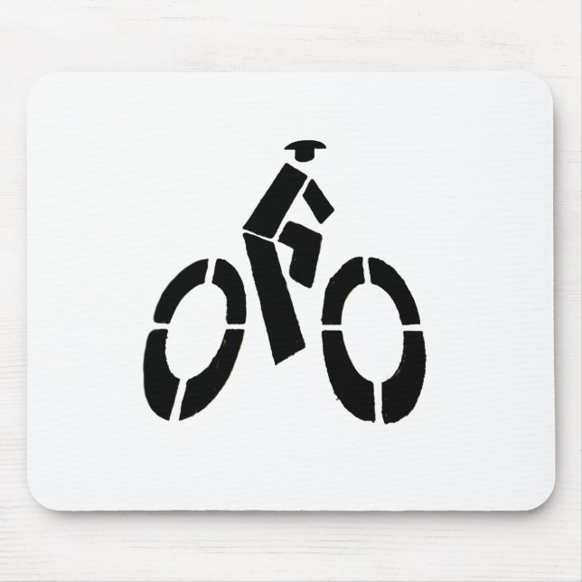 Tapis De Souris Icône Bikeman (Devant)