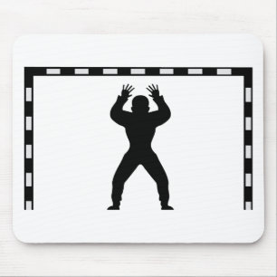 Tapis De Souris icône de gardien de but de handball