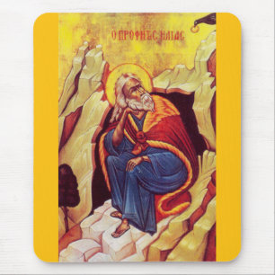 Tapis De Souris Icône orthodoxe grecque du prophète Élie