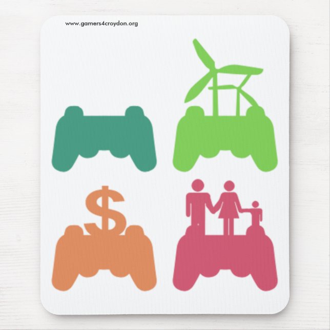 Tapis De Souris Icônes empilées par G4C Mousepad (Devant)